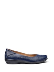 Blau - Hotter Birdie Slip-On Ballets Shoes - Bild 1 von 4