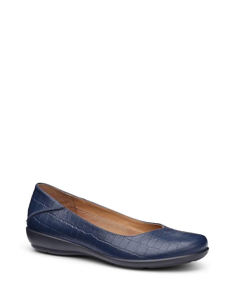 Blau - Hotter Birdie Slip-On Ballets Shoes - Bild 2 von 4 Blau - Hotter Birdie Slip-On Ballets Shoes - Bild 2 von 4