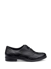 Hotter Black Wide Fit Echo Lace-Up Full Shoes - Image 1 of 4