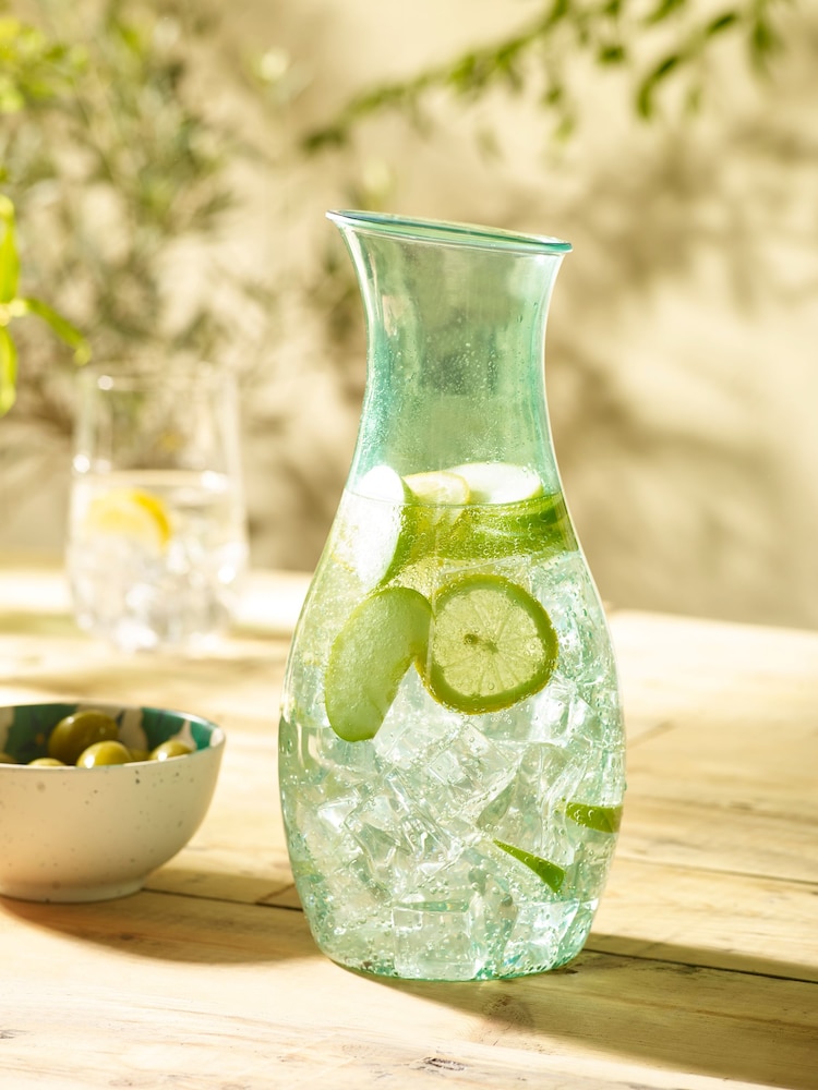 Teal Claro Plastic Picnic Drinkware Carafe - Image 1 of 3 Teal Claro Plastic Picnic Drinkware Carafe - Image 1 of 3