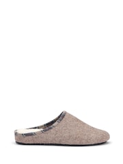 Hotter Brown Standard Fit Snooze Slip-On Slippers - Image 1 of 4