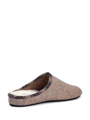 Hotter Brown Standard Fit Snooze Slip-On Slippers - Image 3 of 4