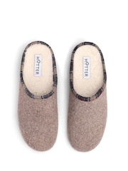Hotter Brown Standard Fit Snooze Slip-On Slippers - Image 4 of 4