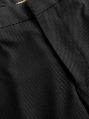Black/Gold Skinny Fit Textured Tuxedo Suit Trousers - Image 8 of 11
