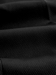 Black/Gold Skinny Fit Textured Tuxedo Suit Trousers - Image 9 of 11