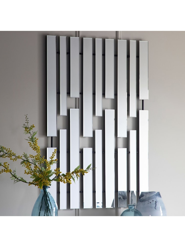 Gallery Home Silver Parsloes Mirror - Image 1 of 4 Gallery Home Silver Parsloes Mirror - Image 1 of 4