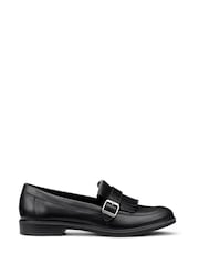 Hotter Black Wide Fit Fowey Slip-On Loafers - Image 1 of 4
