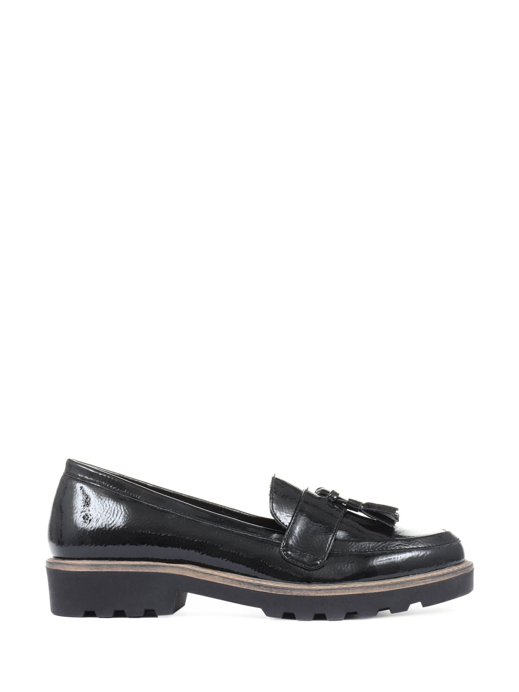 Next black patent loafers deals
