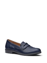 Hotter Blue Wide Fit Dorset Slip-On Mocs & Loafers - Image 2 of 4
