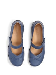 Hotter Blue Extra Wide Fit Hope Touch-Fastening Mary Janes - Image 4 of 4