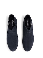Hotter Blue Standard Fit Ludlow Zip Ankle Boots - Image 3 of 4