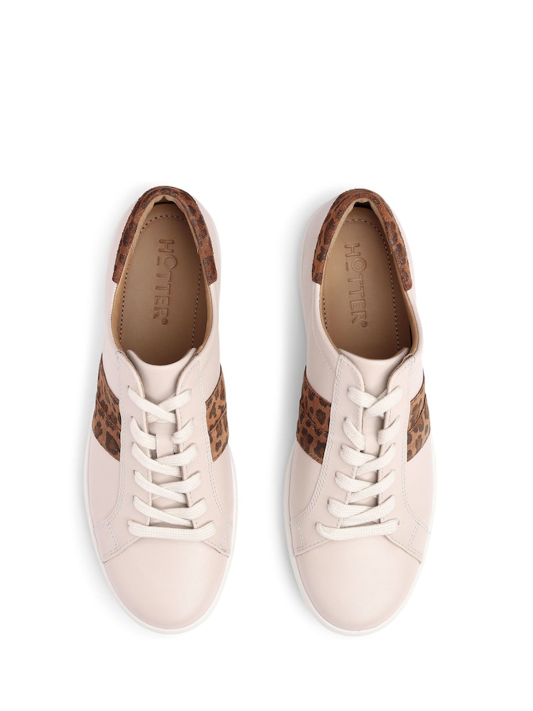Hotter Animal Wide Fit Switched Lace-Up Cupsole Trainers - Image 4 of 4 Hotter Animal Wide Fit Switched Lace-Up Cupsole Trainers - Image 4 of 4