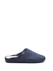 Hotter Blue Standard Fit Snooze Slip-On Slippers - Image 1 of 4