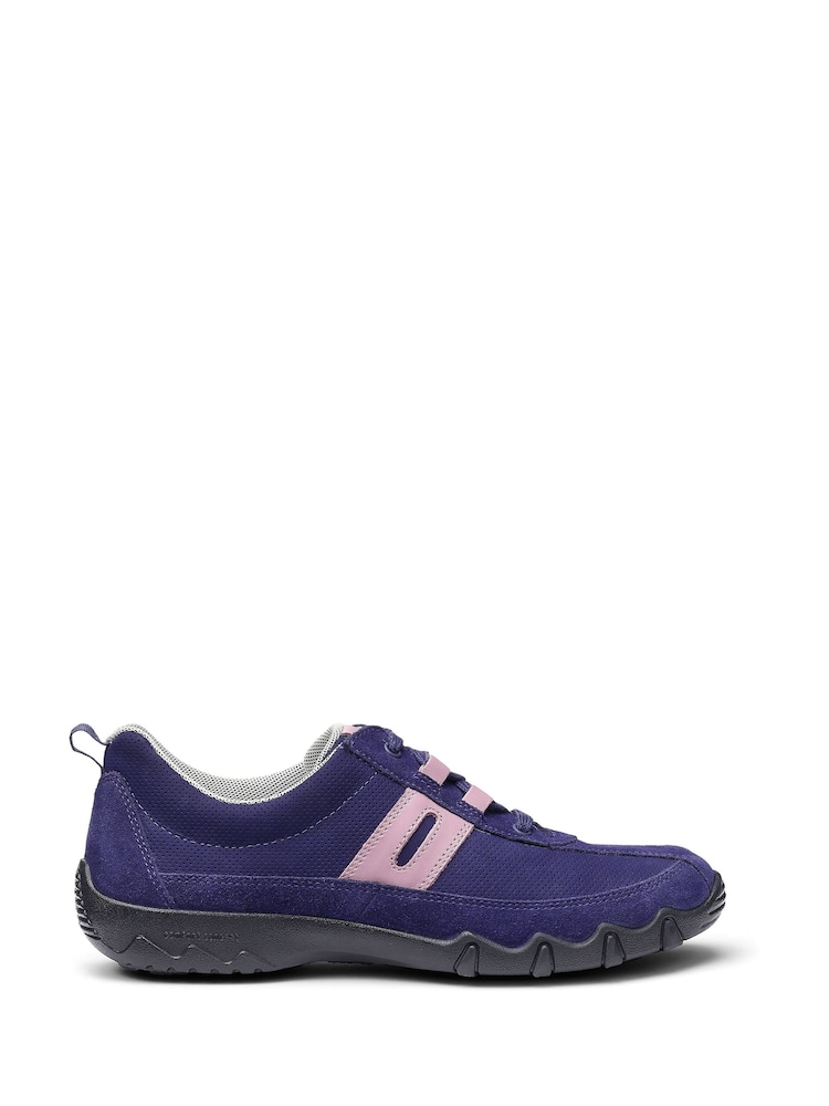Hotter Purple Standard Fit Leanne II Lace-Up Active Trainers - Image 1 of 4 Hotter Purple Standard Fit Leanne II Lace-Up Active Trainers - Image 1 of 4