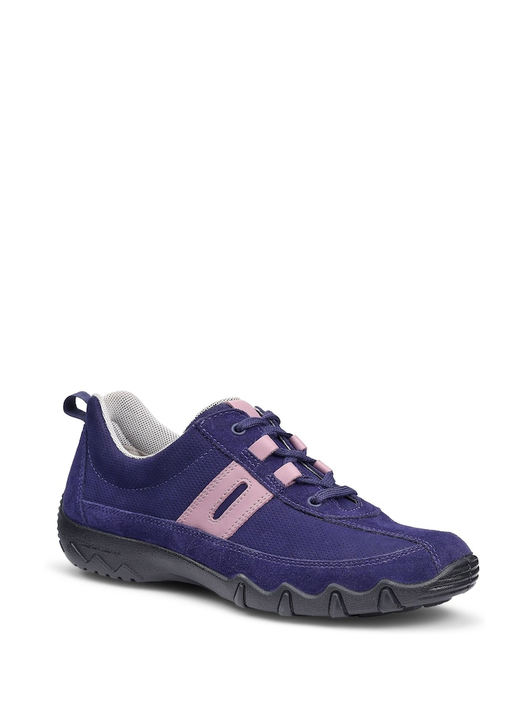 Hotter Purple Standard Fit Leanne II Lace-Up Active Trainers - Image 2 of 4 Hotter Purple Standard Fit Leanne II Lace-Up Active Trainers - Image 2 of 4