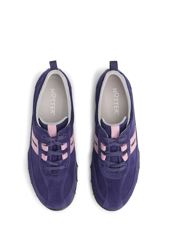 Hotter Purple Standard Fit Leanne II Lace-Up Active Trainers - Image 4 of 4 Hotter Purple Standard Fit Leanne II Lace-Up Active Trainers - Image 4 of 4