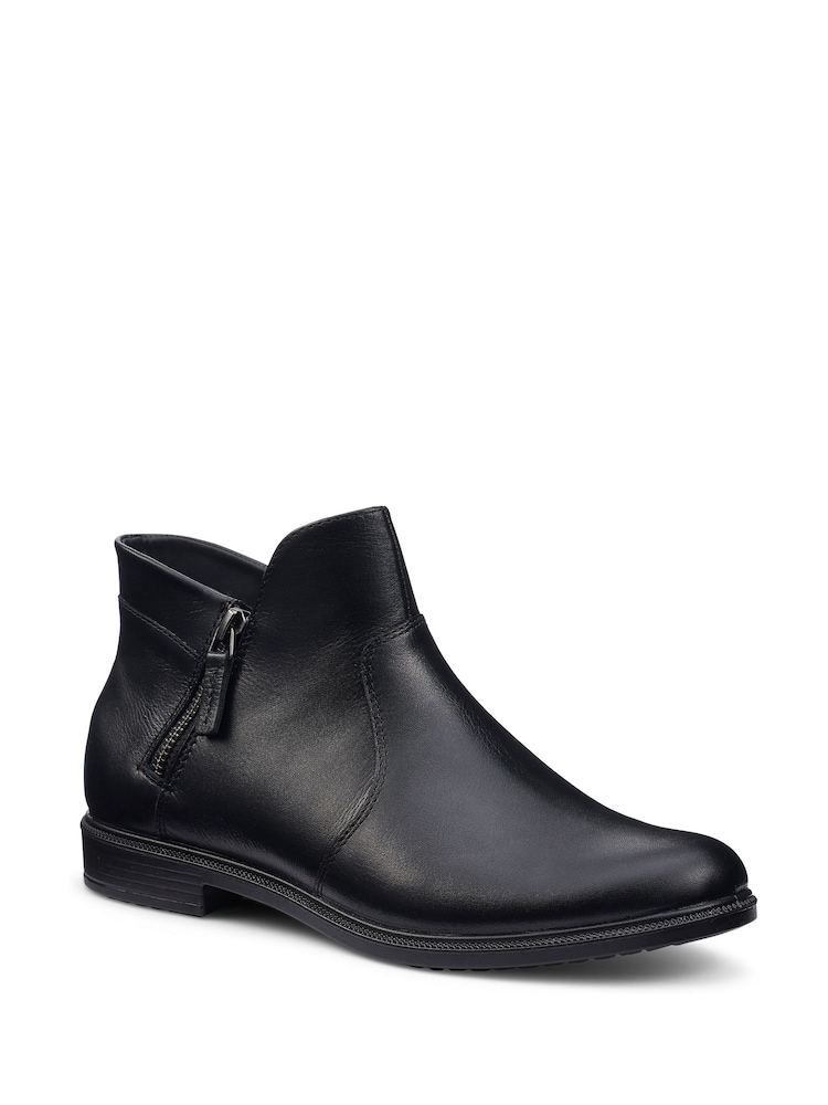 Hotter Black Standard Fit Ludlow Zip Ankle Boots - Image 2 of 4 Hotter Black Standard Fit Ludlow Zip Ankle Boots - Image 2 of 4