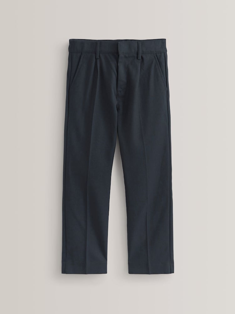 Marineblau - Schulhose mit Bügelfalten vorne (3–17 Jahre) - Bild 1 von 7 Marineblau - Schulhose mit Bügelfalten vorne (3–17 Jahre) - Bild 1 von 7