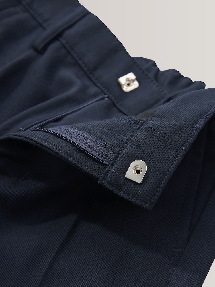 marine - Pantalon scolaire à plis (3-17ans) - Image 9 of 10