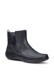 Hotter Blue Wide Fit Vail Zip Ankle Boots - Image 2 of 4