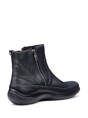 Hotter Blue Wide Fit Vail Zip Ankle Boots - Image 3 of 4