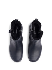 Hotter Blue Wide Fit Vail Zip Ankle Boots - Image 4 of 4