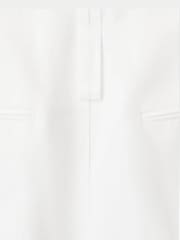 Mango White Pleated Tailored Trousers with Linen - Image 2 of 3