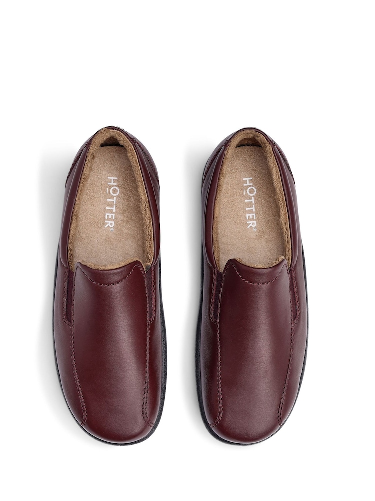 Hotter Red Hotter Relax Slip On Slippers - Image 4 of 4 Hotter Red Hotter Relax Slip On Slippers - Image 4 of 4