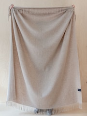 TBCo Oatmeal Geo Lambswool Blanket - Image 1 of 2