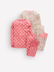 Boden Pink Snug Pyjamas 2 Pack - Image 2 of 3