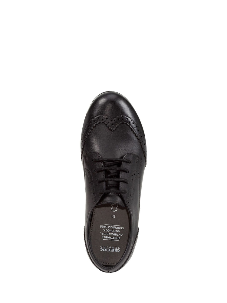 Mga Sapatos na Paaralan na Katad na Geox J Plie - Larawan 5 ng 5 Mga Sapatos na Paaralan na Katad na Geox J Plie - Larawan 5 ng 5