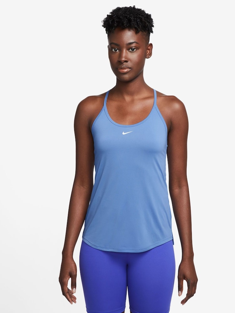 Nike Blue Dri-Fit One Vest - Image 1 of 3