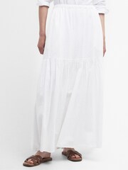 Barbour® White Kelly Broderie Anglaise Skirt - Image 1 of 7