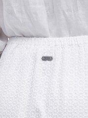 Barbour® White Kelly Broderie Anglaise Skirt - Image 6 of 7