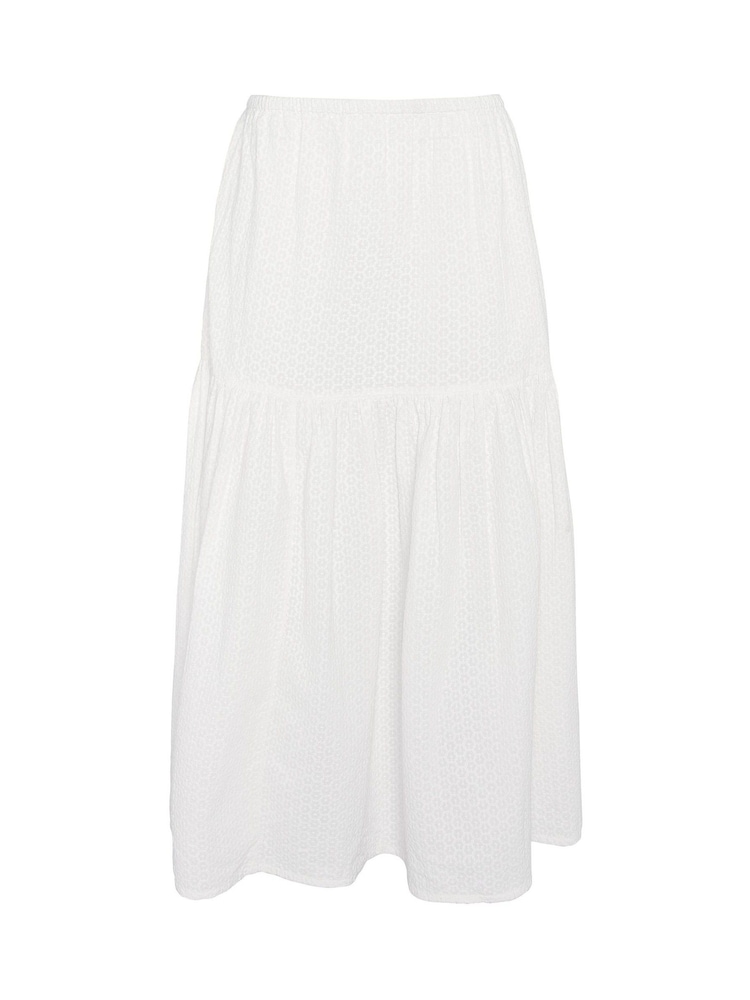 Barbour® White Kelly Broderie Anglaise Skirt - Image 7 of 7