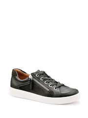Hotter Green Standard Fit Chase II Lace-Up Zip Trainers - Image 2 of 4