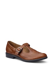 Hotter Brown Wide Fit Lumen Buckle Full Shoes - Image 2 of 4
