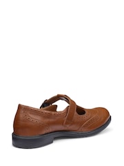 Hotter Brown Wide Fit Lumen Buckle Full Shoes - Image 3 of 4
