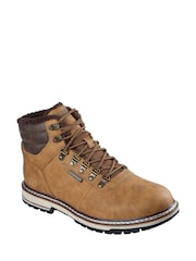 Skechers Chestnut Brown Corado Memphis Waterproof Boots - Image 4 of 5