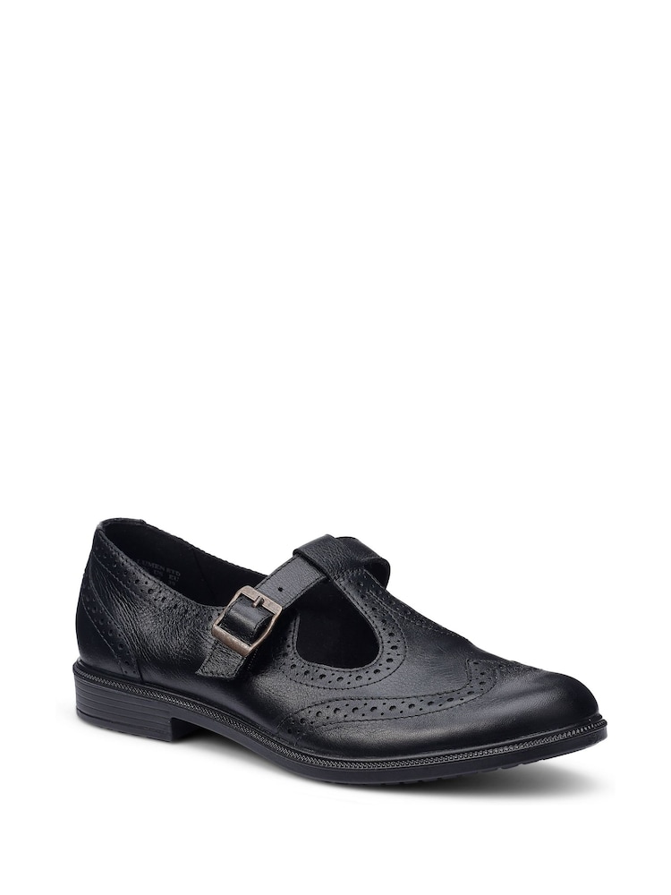 Hotter Black Standard Fit Lumen Buckle Full Shoes - Image 2 of 4 Hotter Black Standard Fit Lumen Buckle Full Shoes - Image 2 of 4