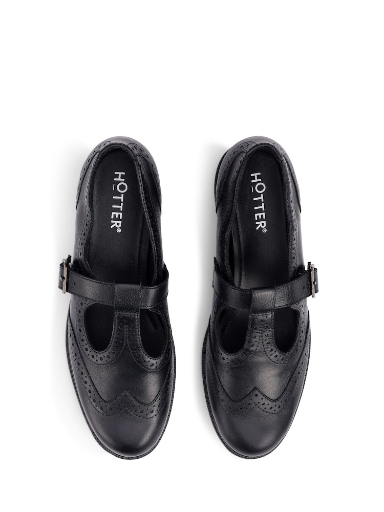 Hotter Black Standard Fit Lumen Buckle Full Shoes - Image 4 of 4 Hotter Black Standard Fit Lumen Buckle Full Shoes - Image 4 of 4