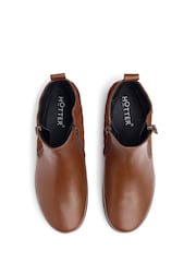 Hotter Brown Standard Fit Winchester Zip Boots - Image 4 of 4