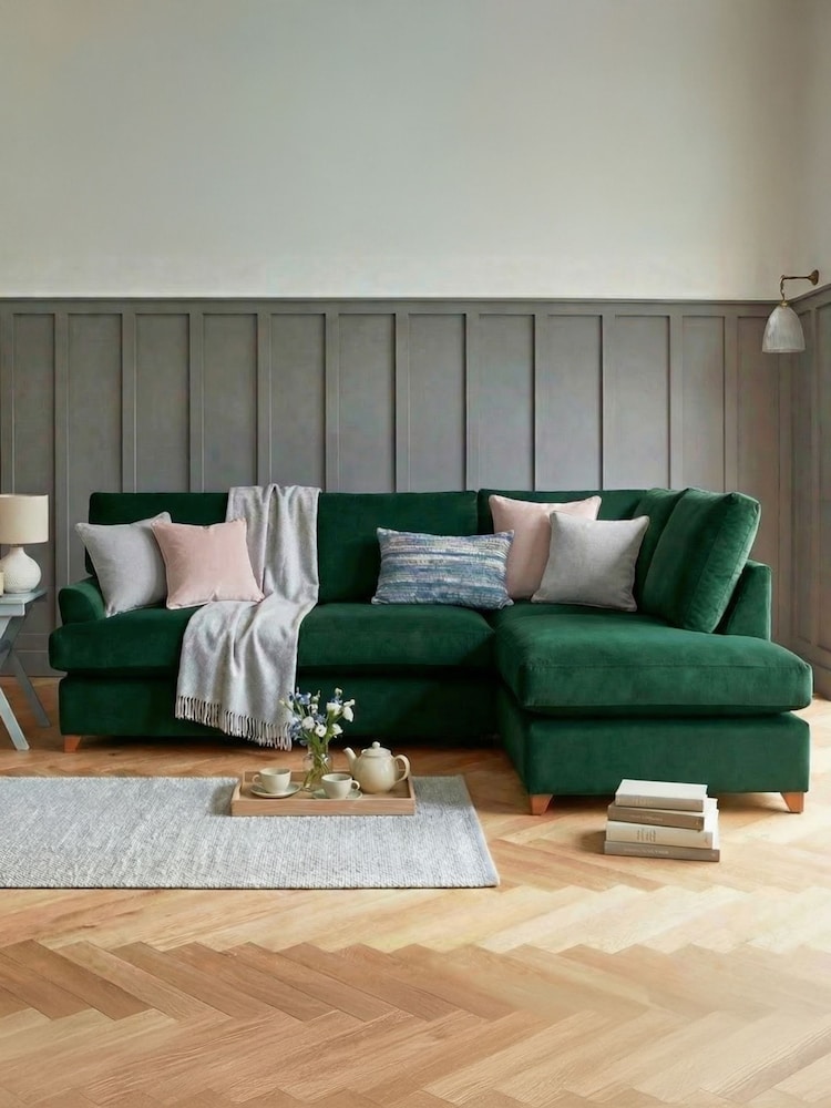 Willow & Hall Hunter Green Alderton Sofa Bed - Image 1 of 5 Willow & Hall Hunter Green Alderton Sofa Bed - Image 1 of 5