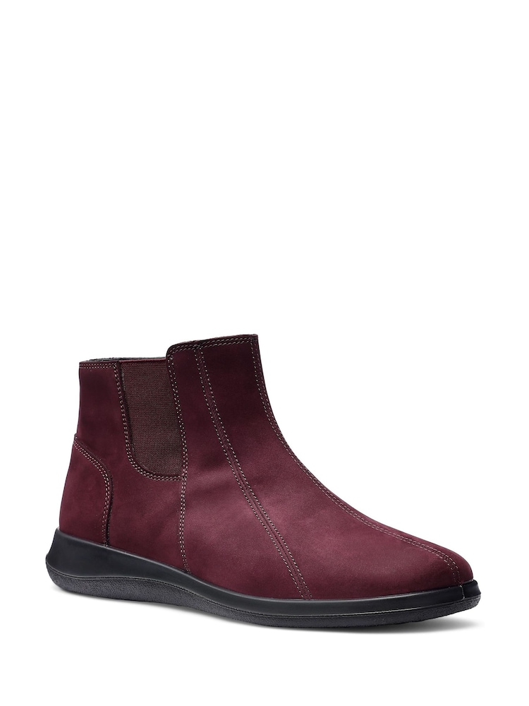 Hotter Red Standard Fit Alderley Zip Ankle Boots - Image 2 of 4 Hotter Red Standard Fit Alderley Zip Ankle Boots - Image 2 of 4