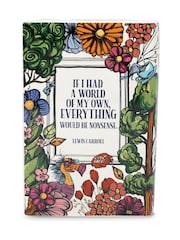 Steel Mill and Co. Multi Alice in Wonderland Floral Nonsense Large Book Vase - Image 4 of 4