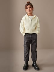 Cream Neutral Zip Through Hoodie (3-16yrs) - Image 2 of 6