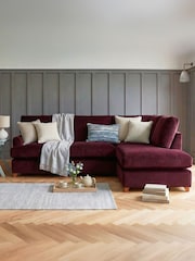 Willow & Hall Burgundy Red Alderton Sofa Bed - Image 1 of 5