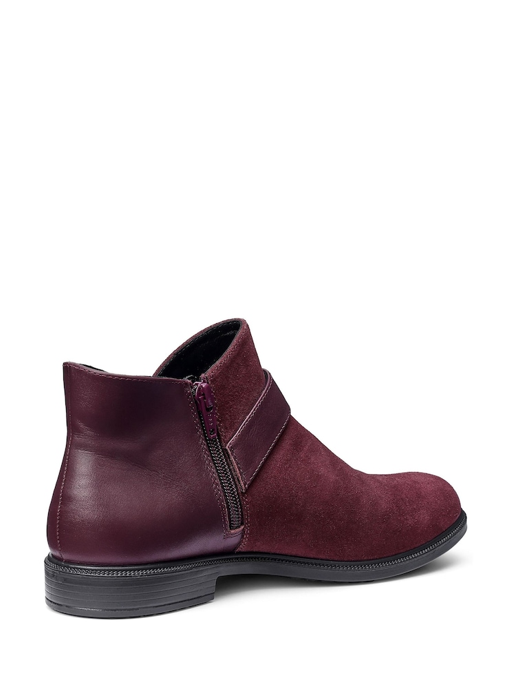Rot - Hotter Linton Zip Boots - Bild 4 von 4 Rot - Hotter Linton Zip Boots - Bild 4 von 4