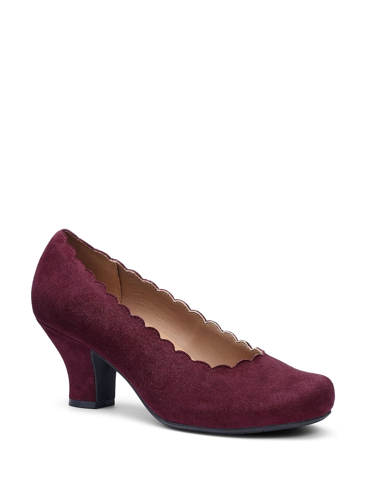 Hotter Red Standard Fit Jive Slip On Formal Shoes - Image 2 of 4
