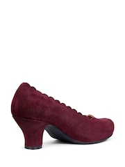 Hotter Red Standard Fit Jive Slip On Formal Shoes - Image 4 of 4